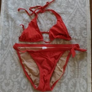 J Crew Orange Bikini
